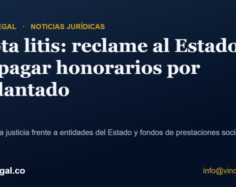 Cuota litis: reclamar al Estado sin pagar honorarios por adelantado – Vindex Legal